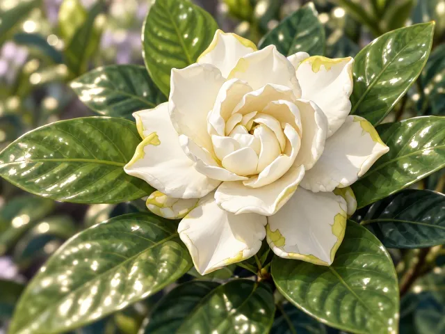 栀子花秋季促花保叶技巧,庭院绿化养护指南