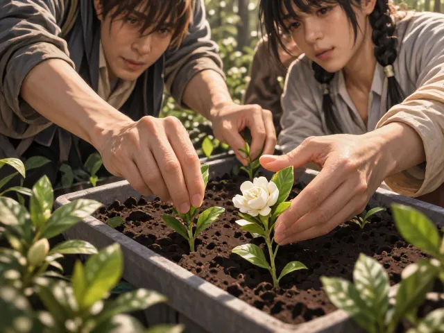 栀子花播种培育，微酸性至中性土养护指南，新手必看