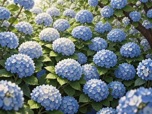 绣球花嫁接培育技巧，枝条开展促生长，花开爆盆秘籍