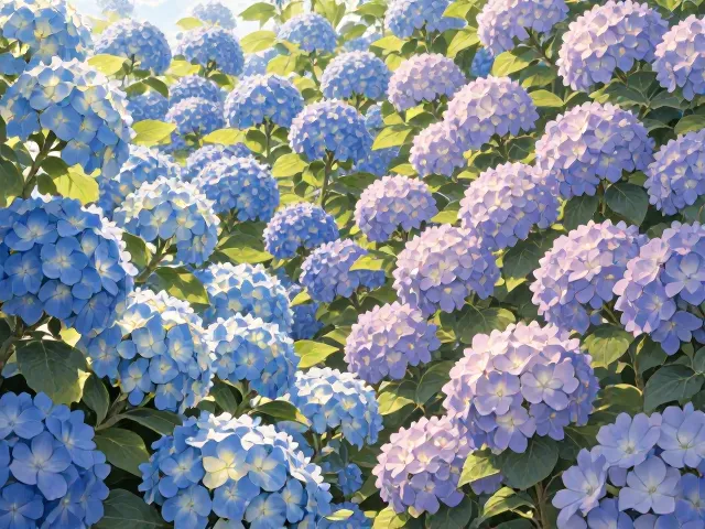 绣球花春季开花为主?掌握这招控制株型,花开爆盆超惊艳