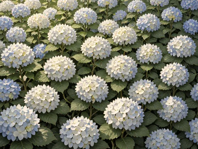 绣球花春季开花为主?掌握这招控制株型,花开爆盆超惊艳