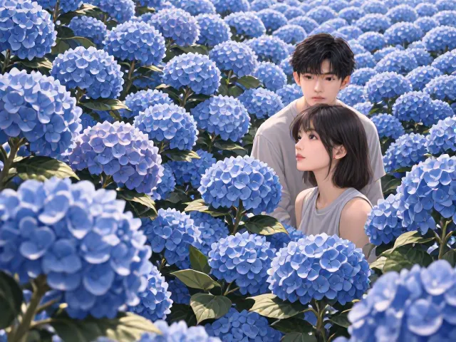 绣球花爱情象征与忌积水,养出浪漫花海的关键技巧