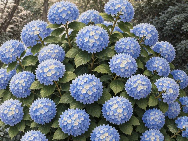 绣球花坚韧顽强?学会控制株型,花开爆盆更壮观