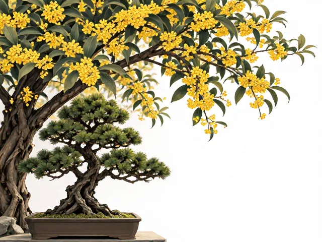 桂花树与松柏盆景素材精选,高流量SEO优化指南
