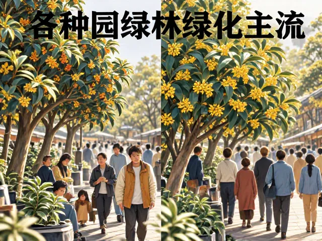 冬青与桂花树对比,哪种是园林绿化主流?