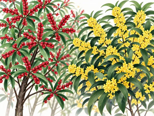 冬青与桂花树对比,哪种是园林绿化主流?