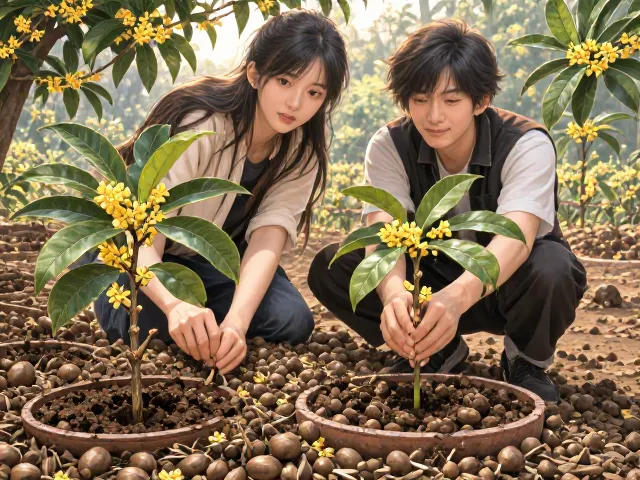 桂花树种子播种指南，中性或微酸性土壤是关键