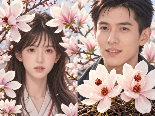 北美温带玉兰花与樱花区别，花期、形态及养护全解析