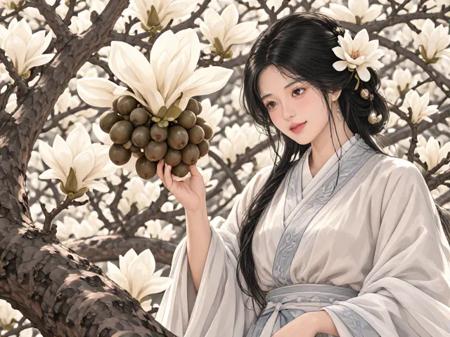 玉兰花树姿优美，其果实类型揭秘，聚合果的独特魅力