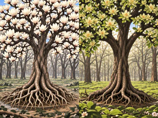 玉兰花根系发达吗?与国槐对比解析及种植养护指南