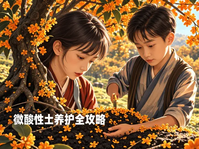 桂花秋季飘香秘诀,微酸性土壤养护全攻略