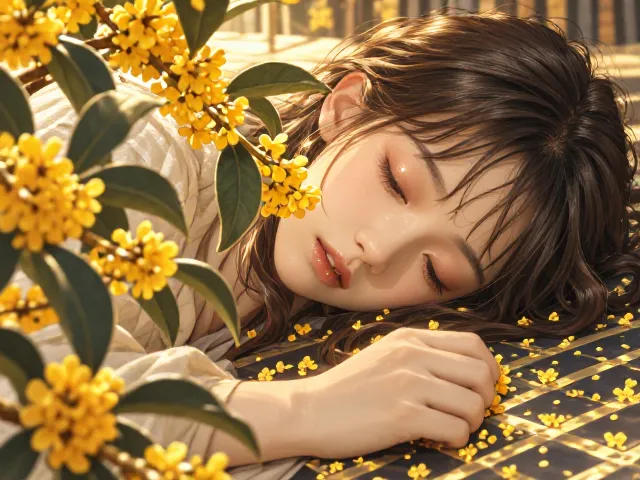 桂花香气宜人助眠?睡前闻一闻,天然安神改善睡眠质量