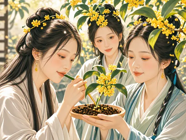 桂花养不好？调好微酸性土壤，绽放淡雅果香