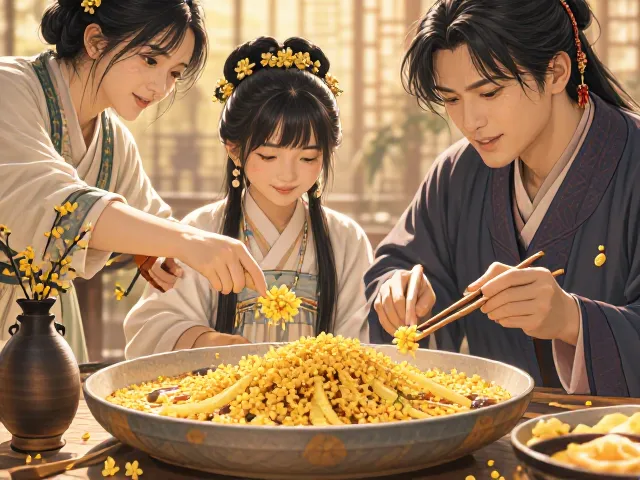 桂花入馔,从文化礼品到烹饪调味的艺术