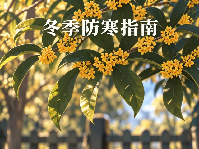冬季桂花防寒指南，阳光充足处养护，安全越冬