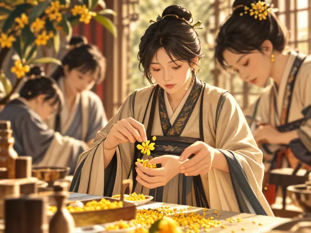桂花入馔,从文化礼品到烹饪调味的艺术
