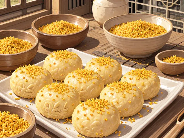 桂花入馔,从文化礼品到烹饪调味的艺术