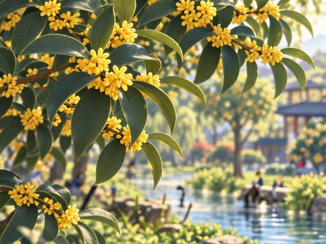 冬季桂花防寒指南，阳光充足处养护，安全越冬