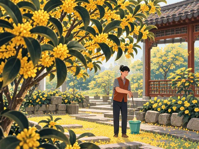 桂花定期施肥技巧，打造四季飘香庭院造景