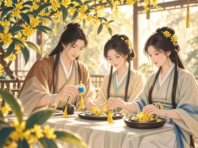 春季桂花香囊制作教程,DIY手作攻略与香气持久秘诀