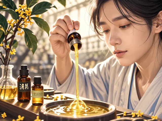 桂花精油提取工艺,天然舒缓神经,缓解焦虑助眠