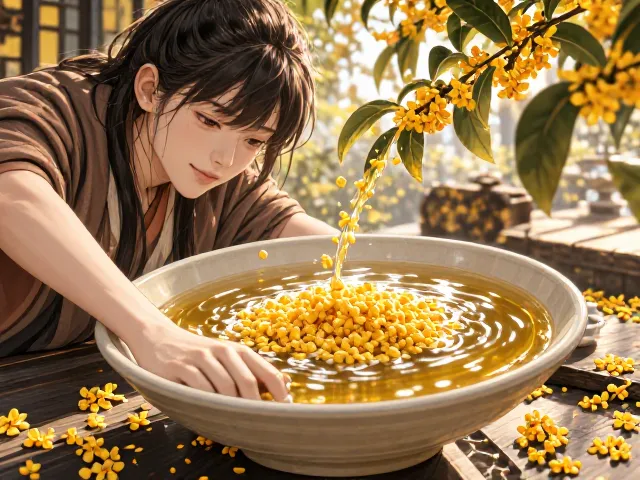 桂花烹饪调味技巧,忌积水防变质,解锁秋日香气秘籍