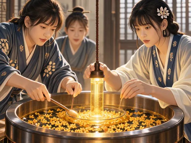 桂花精油提取工艺,天然舒缓神经,缓解焦虑助眠