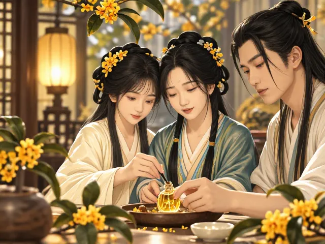 桂花香水制作教程,寓意富贵吉祥,自制天然香氛