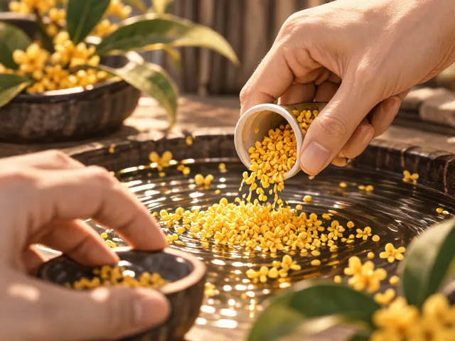 桂花烹饪调味技巧,忌积水防变质,解锁秋日香气秘籍