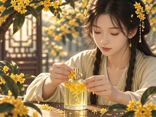 桂花香水制作教程,寓意富贵吉祥,自制天然香氛