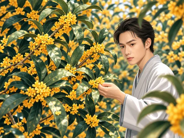 桂花定期施肥技巧，促根系发达，花开满枝不黄叶