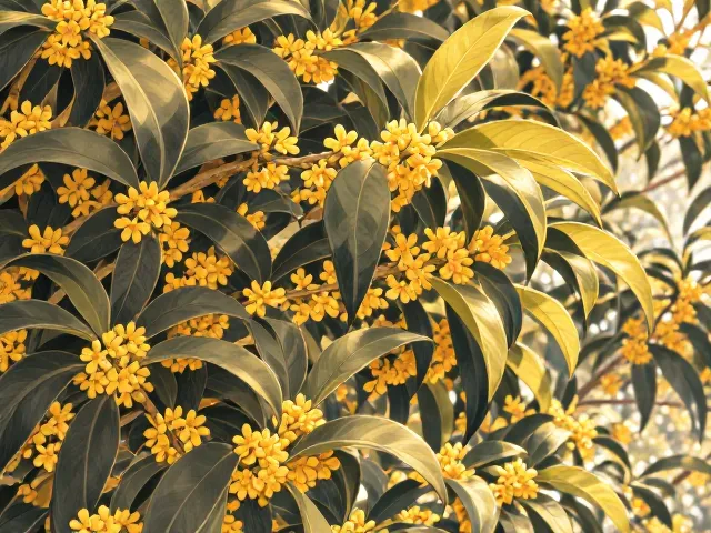 桂花定期施肥技巧，促根系发达，花开满枝不黄叶