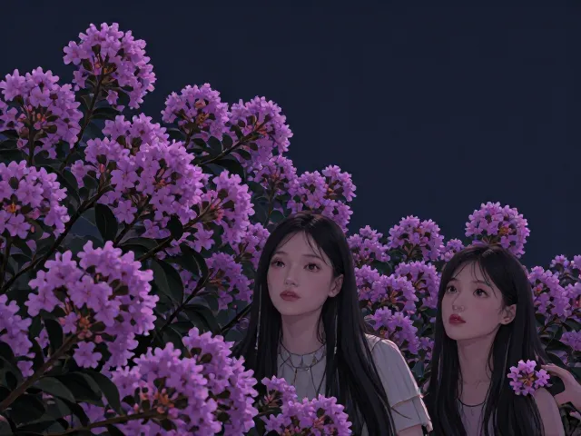 紫薇花高洁品格，延花技术揭秘，打造持久观赏美景