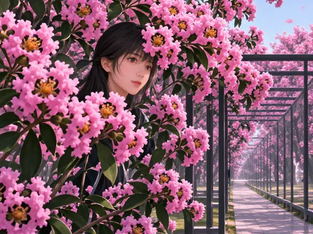 江苏南京紫薇花控温促花技术，花期精准调控指南