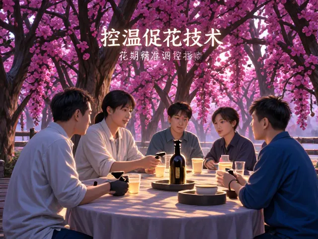 江苏南京紫薇花控温促花技术，花期精准调控指南