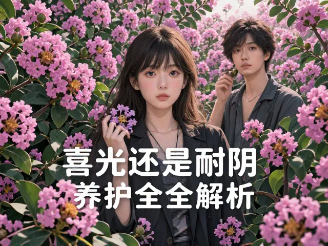 紫薇花喜光还是耐阴？高洁品格象征及养护全解析