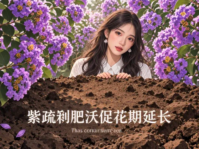 紫薇花土壤疏松肥沃促花期延长，养护技巧大揭秘