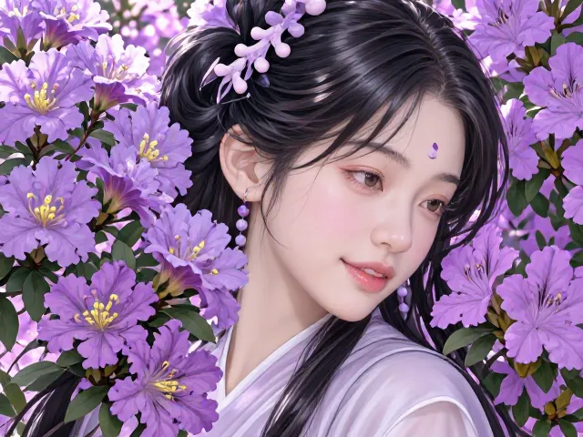 紫薇花象征坚贞不屈，与杜鹃花寓意解析