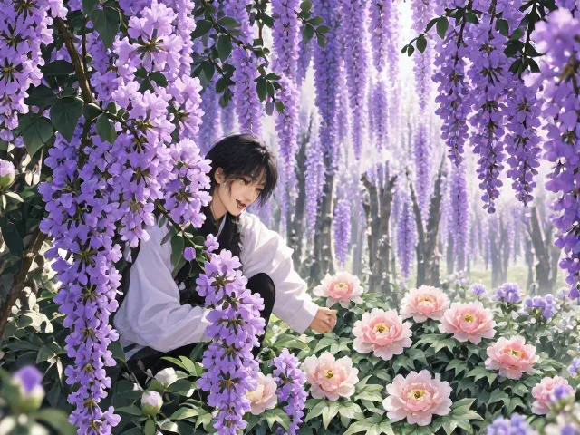 紫薇花与牡丹合理施肥指南,促花保叶,花开繁茂不烂根
