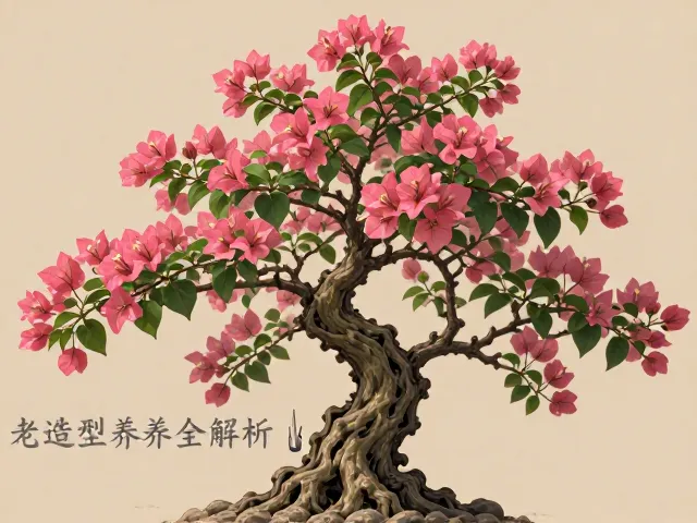 三角梅截干后枝干更苍劲?老桩造型养护全解析