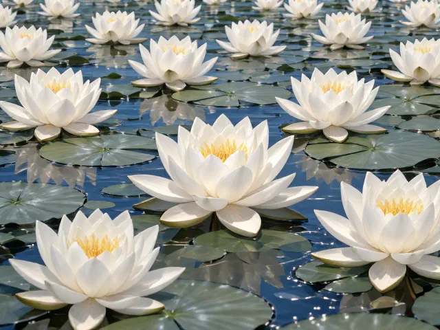 白睡莲花下气腔组织奥秘,如何助力水体增加生物多样性