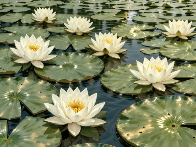 白睡莲与碗莲气孔均在上表皮?揭秘浮水植物呼吸奥秘