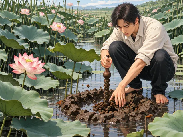 荷花能种在黏质土壤和沼泽地吗?专家解析种植技巧与存活率