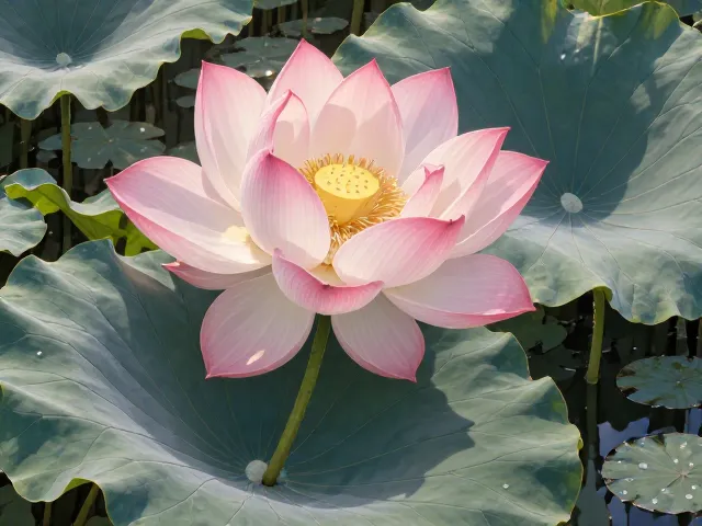 荷花冬季防寒指南,春夏养护秘籍,助你养出大花