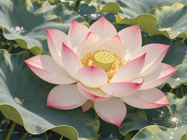 荷花冬季防寒指南,春夏养护秘籍,助你养出大花