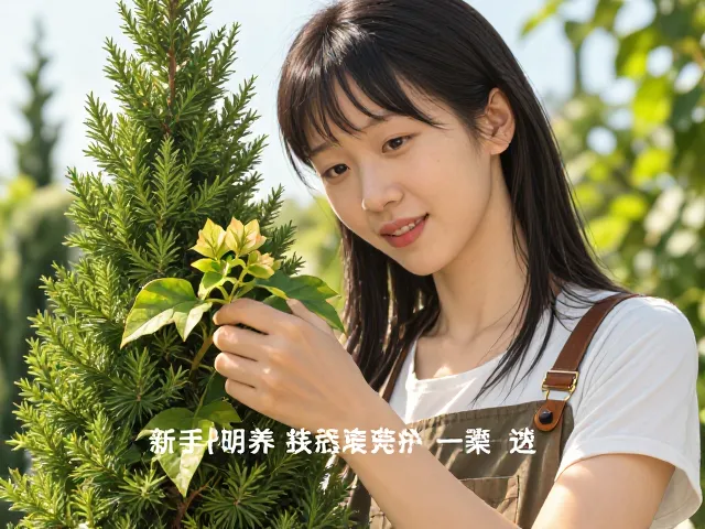 三角梅叶芽与松柏类养护区别,新手必看的施肥修剪技巧