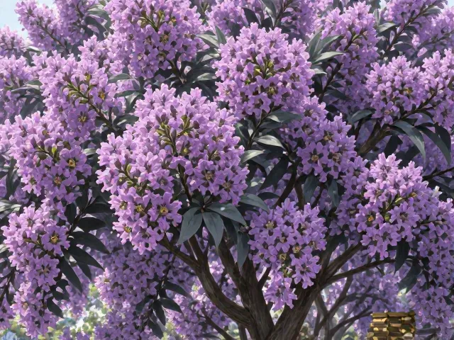 紫薇树丛植掩映技巧,精选本地适生品种打造庭院景观