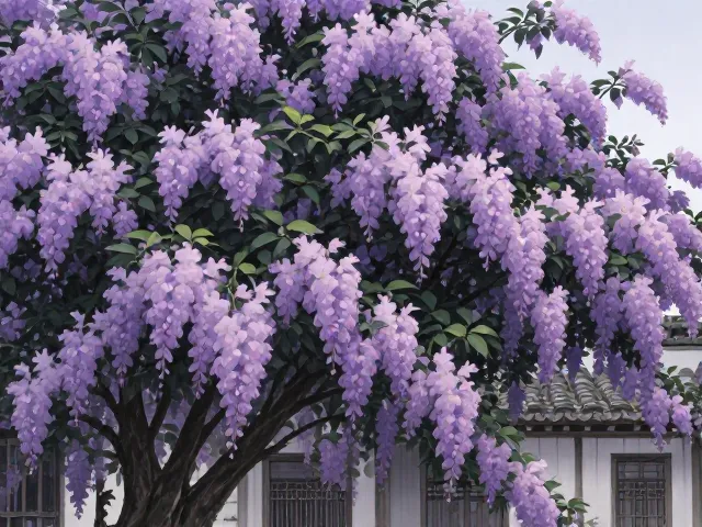 紫薇树丛植掩映技巧,精选本地适生品种打造庭院景观