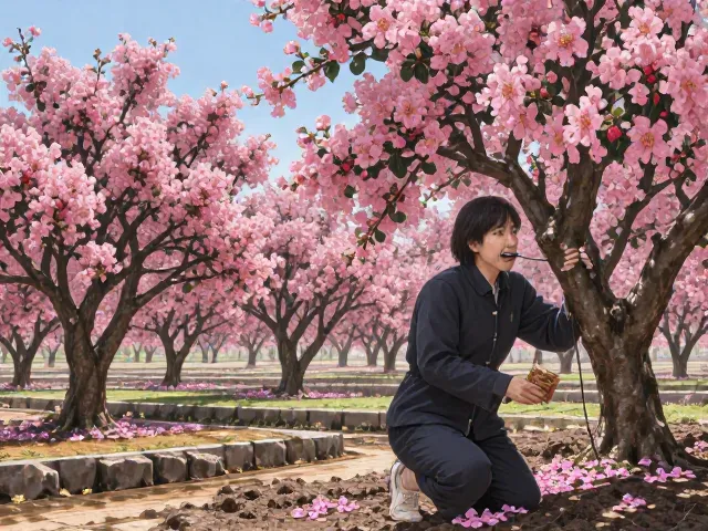 紫薇树种在排水良好土壤，迎来春花烂漫盛景