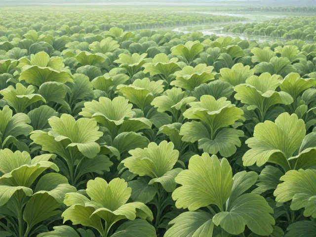 金鱼藻叶片薄而柔软,轻松营造自然生态景观